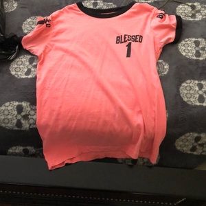 Pink blessed #1 shirt